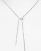 Nordstrom Nordstrom Cubic Zirconia Knotted Tennis Y-Necklace - 3