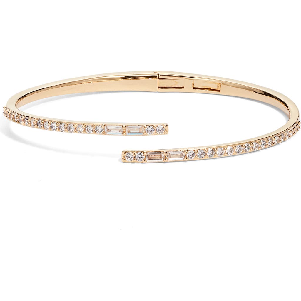 Nordstrom Nordstrom Cubic Zirconia Overlap Cuff Bracelet