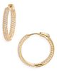 Nordstrom Nordstrom Cubic Zirconia Pavé Hoop Earrings - 1