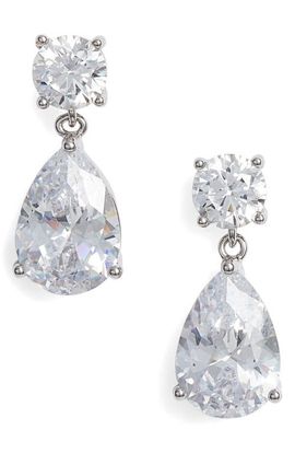 Nordstrom Nordstrom Cubic Zirconia Teardrop Earrings