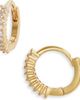Nordstrom Nordstrom Cubic Zirconia Thin Huggie Hoop Earrings - 1