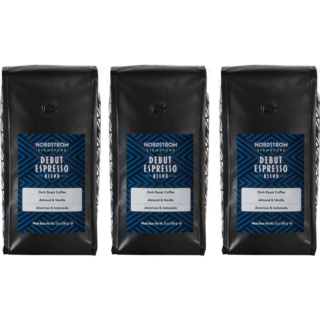 Nordstrom Nordstrom Debut Espresso Blend 3-Pack Whole Bean Coffee
