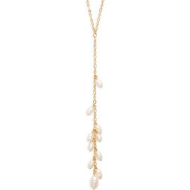 Nordstrom Nordstrom Demi-Fine Faux Pearl Lariat Necklace