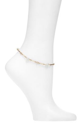 Nordstrom Nordstrom Demi-Fine Pearl Link Anklet