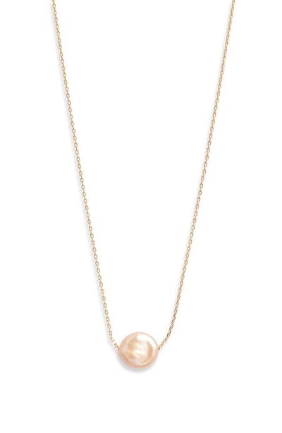 Nordstrom Nordstrom Demi Fine Baroque Pearl Pendant Necklace