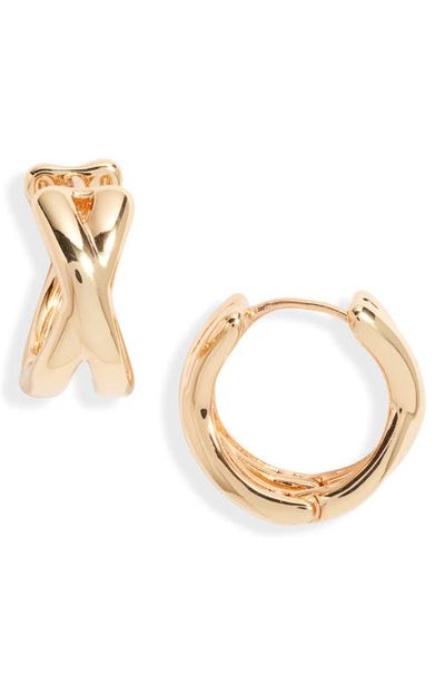 Nordstrom Nordstrom Demi Fine Crisscross Huggie Hoop Earrings