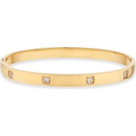 Nordstrom Nordstrom Demi Fine Cubic Zirconia Station Bangle Bracelet