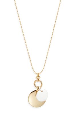 Nordstrom Nordstrom Demi Fine Double Orb Chain Necklace