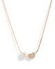 Nordstrom Nordstrom Demi Fine Heart & Freshwater Pearl Duo Pendant Necklace - 1