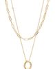 Nordstrom Nordstrom Demi Fine Paper Clip Pendant Necklace - 1