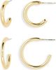 Nordstrom Nordstrom Demi Fine Set of 2 Hoop Earrings - 1