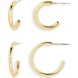 Nordstrom Nordstrom Demi Fine Set of 2 Hoop Earrings