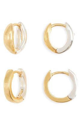 Nordstrom Nordstrom Demi Fine Set of 2 Huggie Hoop Earrings
