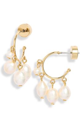 Nordstrom Nordstrom Demi Fine Shaky Freshwater Pearl Hoop Earrings