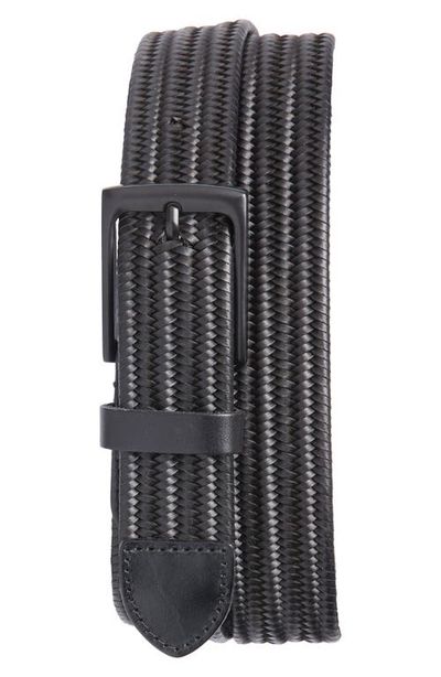 Nordstrom Nordstrom Diego Woven Leather Stretch Belt