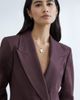Nordstrom Nordstrom Double-Breasted Linen Blend Blazer - 5
