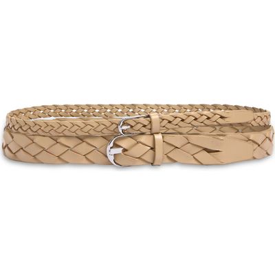 Nordstrom Nordstrom Double Braid Leather Belt