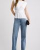 Nordstrom Nordstrom Draped Cap Sleeve Peplum Top - 2