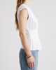 Nordstrom Nordstrom Draped Cap Sleeve Peplum Top - 4