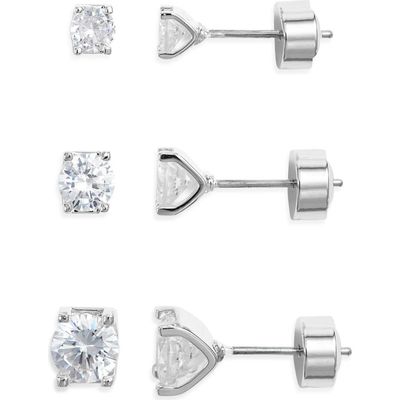 Nordstrom Nordstrom Essential Set of 3 Cubic Zirconia Studs