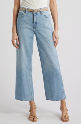 Nordstrom Nordstrom Everly High Waist Wide Leg Jeans