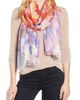 Nordstrom Nordstrom Eyelash Trim Print Cashmere & Silk Wrap - 1