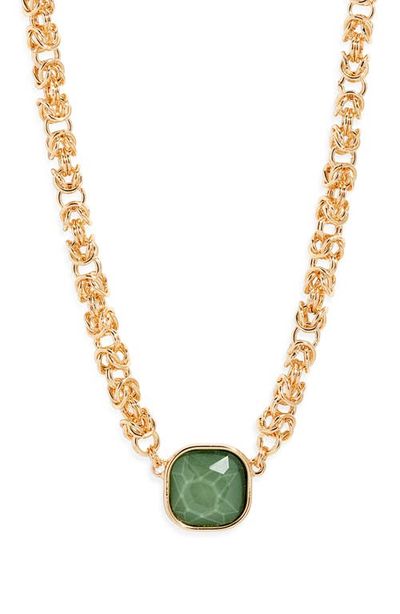 Nordstrom Nordstrom Faceted Stone Pendant Necklace