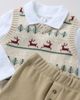 Nordstrom Nordstrom Fair Isle Vest, Bodysuit & Pants Set - 3