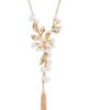Nordstrom Nordstrom Faux Pearl Cluster Y-Necklace - 1