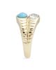 Nordstrom Nordstrom Faux Turquoise & Crystal Ridged Ring - 2