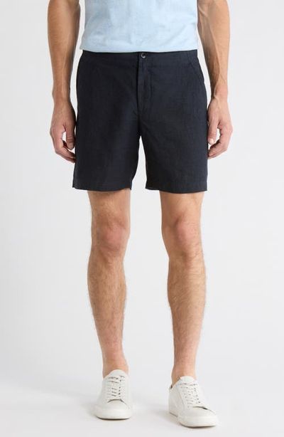 Nordstrom Nordstrom Flat Front Linen Shorts