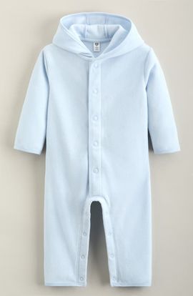 Nordstrom Nordstrom Fleece Hooded Romper