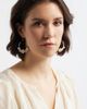 Nordstrom Nordstrom Floral Faux Pearl Teardrop Hoop Earrings - 2