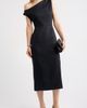 Nordstrom Nordstrom Floral Off the Shoulder Linen Blend Midi Dress - 1