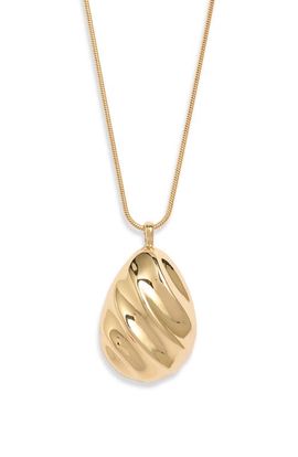 Nordstrom Nordstrom Fluted Adjustable Pendant Necklace