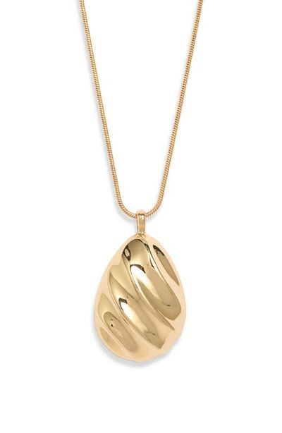 Nordstrom Nordstrom Fluted Adjustable Pendant Necklace