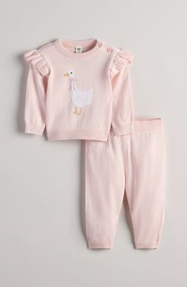 Nordstrom Nordstrom Flutter Sleeve Sweater & Joggers Set