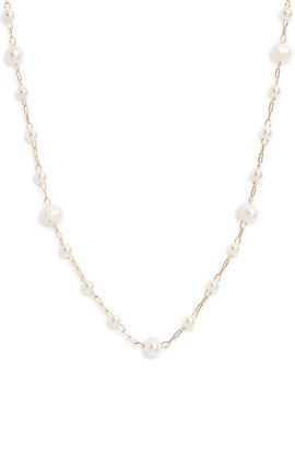 Nordstrom Nordstrom Freshwater Pearl Station Chain Necklace