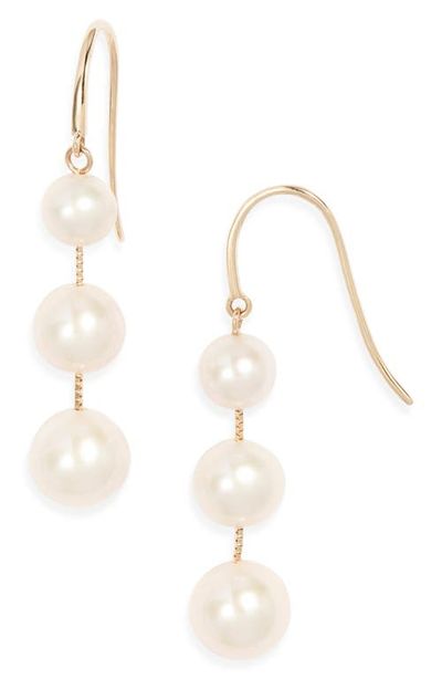 Nordstrom Nordstrom Freshwater Pearl Triple Drop Earrings