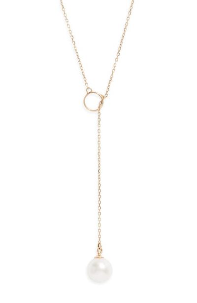 Nordstrom Nordstrom Freshwater Pearl Y-Necklace