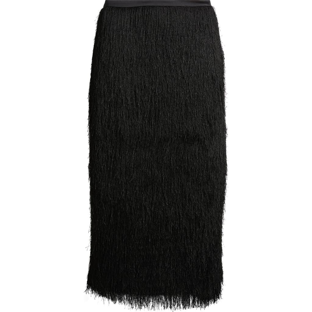 Nordstrom Nordstrom Fringe Column Midi Skirt
