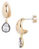Nordstrom Nordstrom Georgian Cubic Zirconia Curved Hoop Earrings - 1