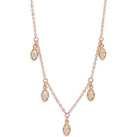Nordstrom Nordstrom Georgian Cubic Zirconia Drops Frontal Necklace