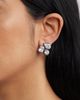 Nordstrom Nordstrom Georgian Multistone Cubic Zirconia Lever Back Earrings - 2