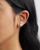 Nordstrom Nordstrom Gift Boxed Cubic Zirconia Three-Prong Stud Earrings - 4.0ctw. - 2