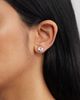 Nordstrom Nordstrom Gift Boxed Cubic Zirconia Three-Prong Stud Earrings - 4.0ctw. - 3