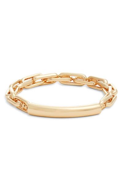 Nordstrom Nordstrom Hammered Tube Stretch Bracelet