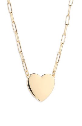 Nordstrom Nordstrom Heart Pendant Paper Clip Chain Necklace