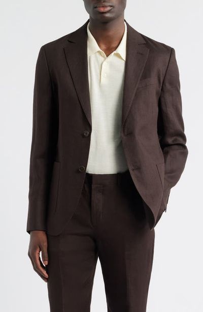 Nordstrom Nordstrom Henrik Trim Fit Solid Italian Linen Suit Separate Jacket