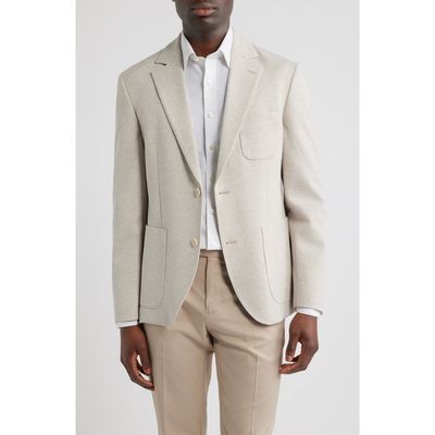 Nordstrom Nordstrom Henrik Trim Fit Tan Brushed Piqué Sport Coat